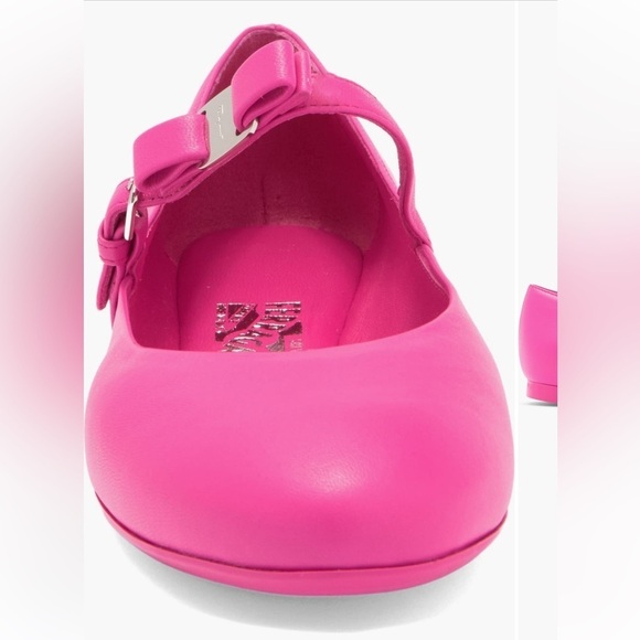 Ferragamo Lizz Leather Ballet Flat hot pink - Picture 3 of 8